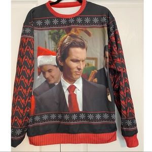 🔪 AMERICAN PSYCHO CHRISTMAS SWEARTSHIRT⛓